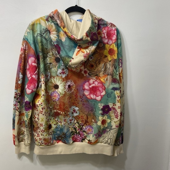 Adidas,Women’s Burgundy and multi color Sweatsuit.Size-M top,L pants - Picture 3 of 16